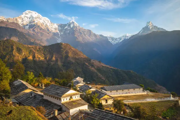 Photo of scenery of ghandruk village