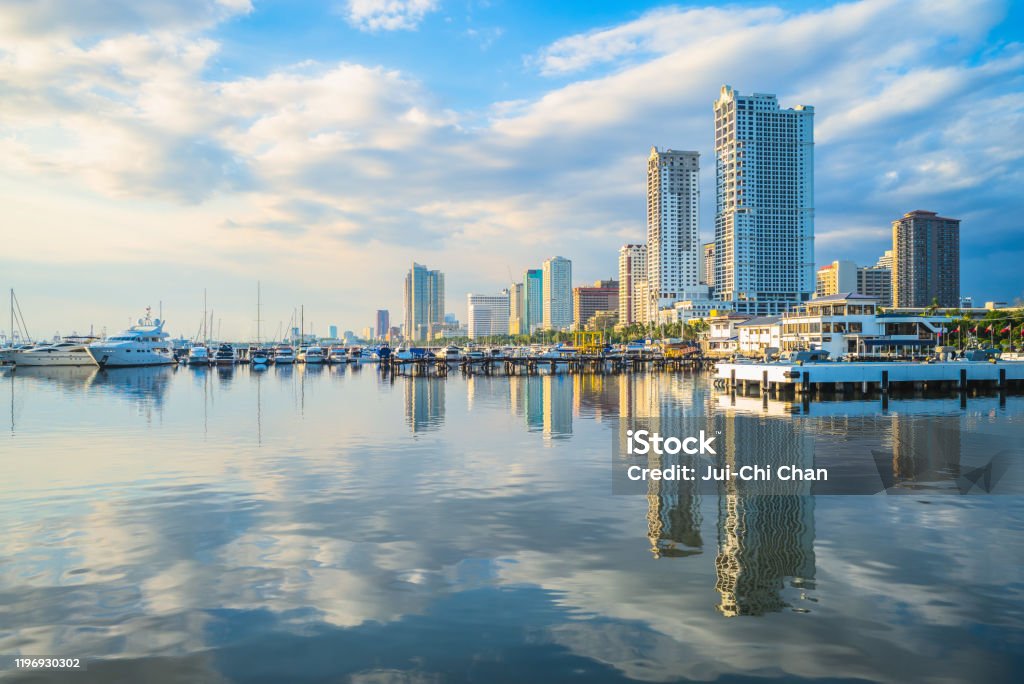 Hafen von Manila - Lizenzfrei Philippinen Stock-Foto