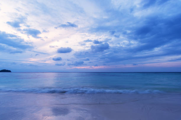 istock Twilight background of sunset over the sea 1196930308