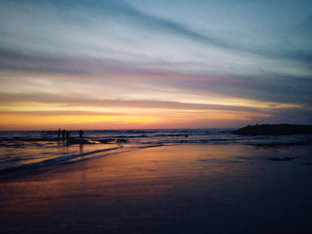 istock Sunset sky colors background over the sea. 1196933415