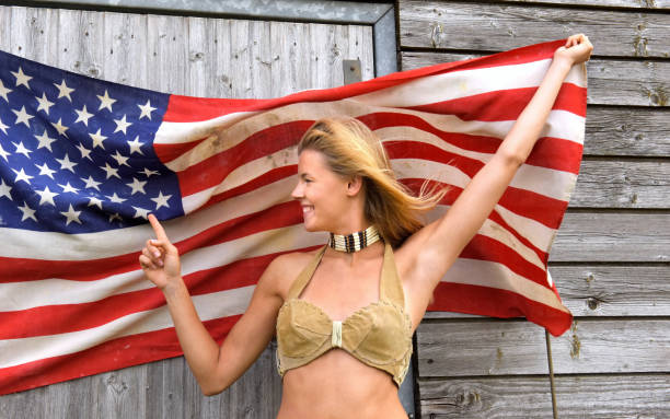istock Happy American Beauty 1196935414