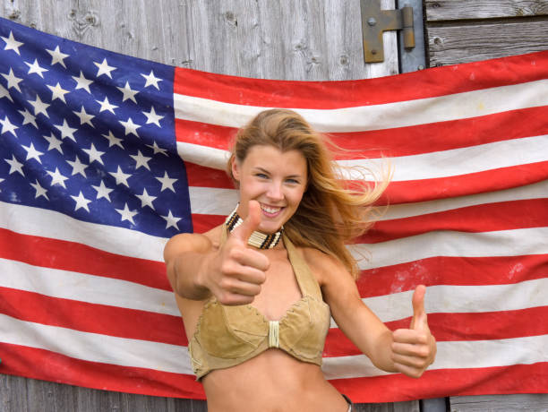 istock Happy American Beauty 1196935420