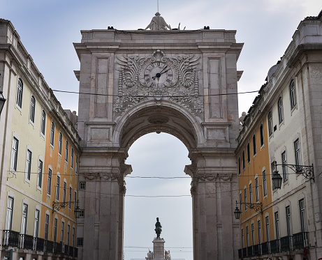 Ancient Colonne di San Lorenzo In Front Of San Lorenzo Church In Milan Center, Italy