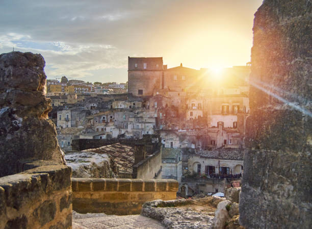 istock Sunset in Sassi Di Matera 1196950301
