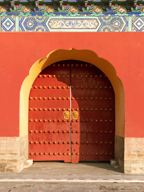 istock The gate of Chinese traditional architecture 1196952938