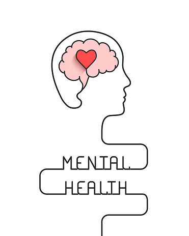  Ilustración de Concepto De Salud Mental Y Bienestar Emocional y más Vectores Libres de Derechos de Concienciación de la salud mental