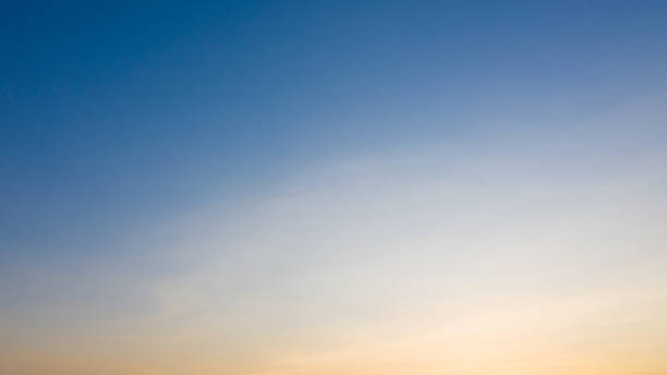 istock Sunset in the winter sky 1196953150