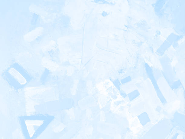 istock Tender sky blue oil painting. Abstract art background. Color texture. 1196962162
