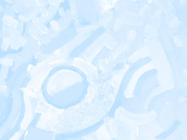istock Tender sky blue oil painting. Abstract art background. Color texture. 1196963012