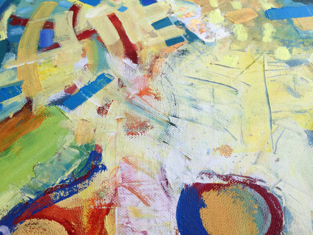 istock Vivid oil painting. Multicolor abstract art background. 1196963044