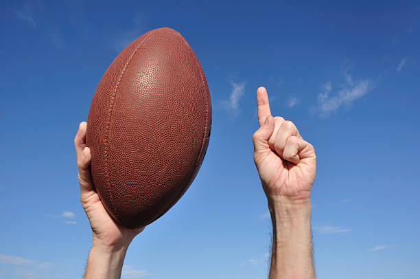 istock American Football Player Celebrates a Touchdown 119696320