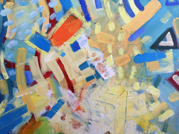 istock Vivid oil painting. Multicolor abstract art background. 1196963208