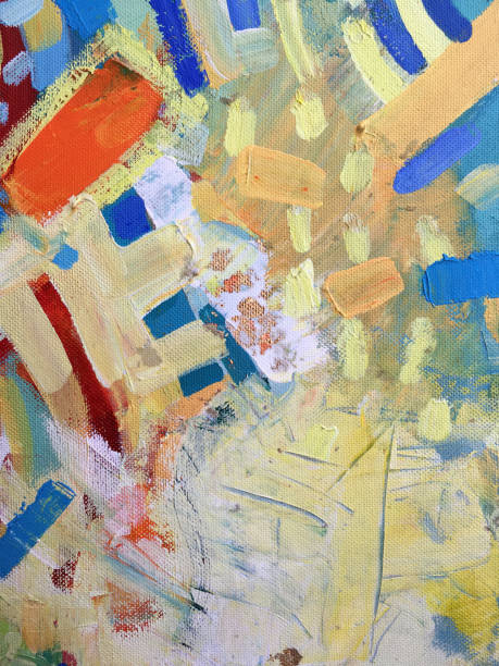 istock Vivid oil painting. Multicolor abstract art background. 1196963342