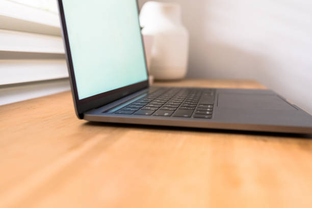 istock Workplace near the window with laptop and computer. Copy space. use in Traditional Chinese Alphabet operating system. 1196974463