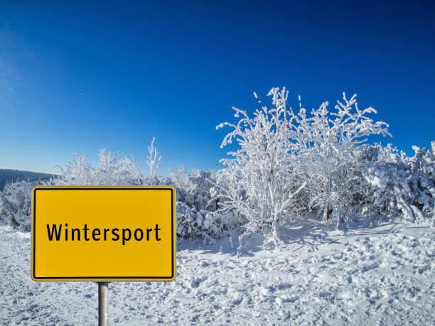istock German Wintersport Sign 1196984515