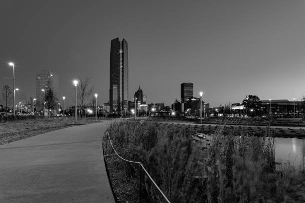 istock OKC in black and white. 1197001511
