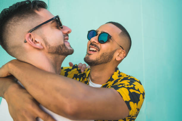 istock Gay couple spending time together. 1197004550