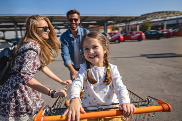 istock Shopping cart fun 1197005424