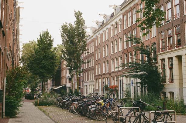 istock Amsterdam traditional street scene 1197006321