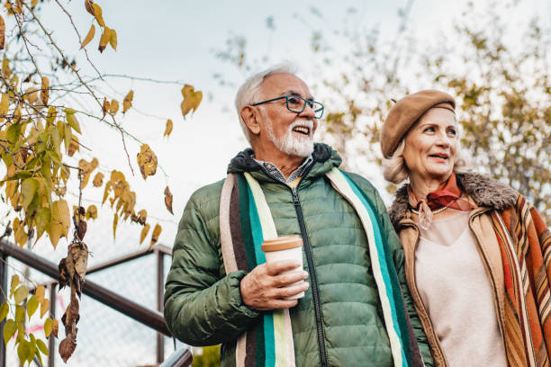 istock Happy senior couple enjoying 1197011585
