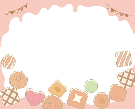 Valentine's Day and chocolate themed background. Vector illustration.