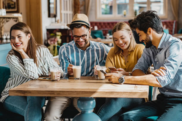 istock A group of friends in cafeteria 1197014720
