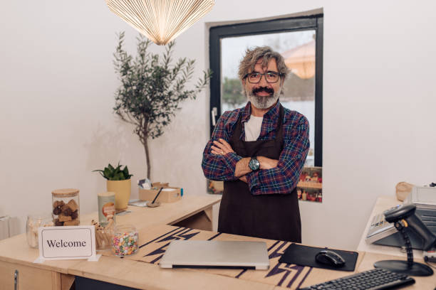 istock Successful grocery store owner 1197022309