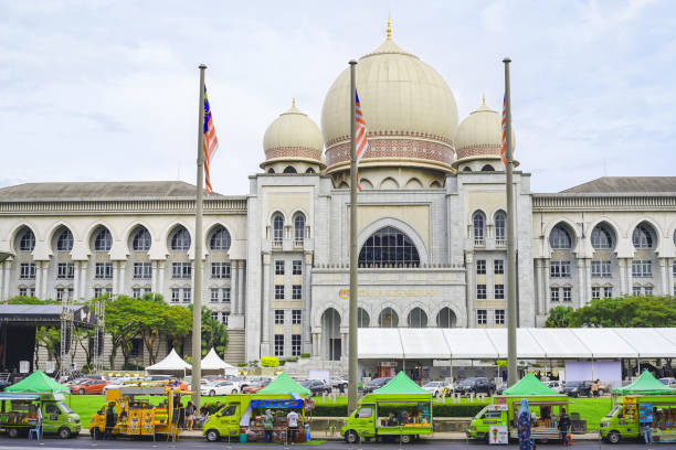 Palace of Justice Istana Kehakiman building Putrajaya, Malaysia - November 8, 2019: Palace of Justice Istana Kehakiman building in Putrajaya, Malaysia. istana stock pictures, royalty-free photos & images