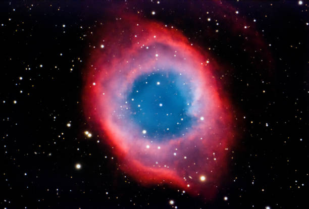 NGC7293 Helix Nebula or the Eye of God nebula NGC7293 Helix Nebula or Eye of God Nebula eye nebula stock pictures, royalty-free photos & images