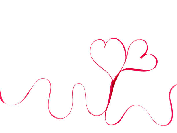 istock Red heart ribbons 1197050246