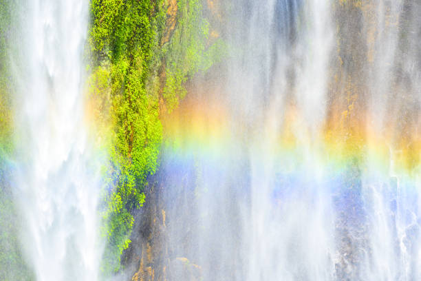 16,852 Waterfall Rainbow Stock Photos, Pictures & Royalty-Free Images -  iStock | Rainbow waterfall, Waterfall close up, River