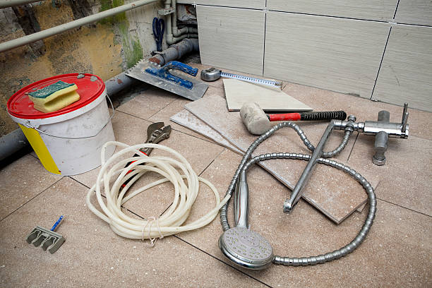 istock repair in the bathroom 119705148