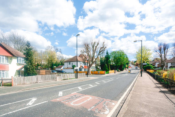 istock Town house in Village, UK 1197053471