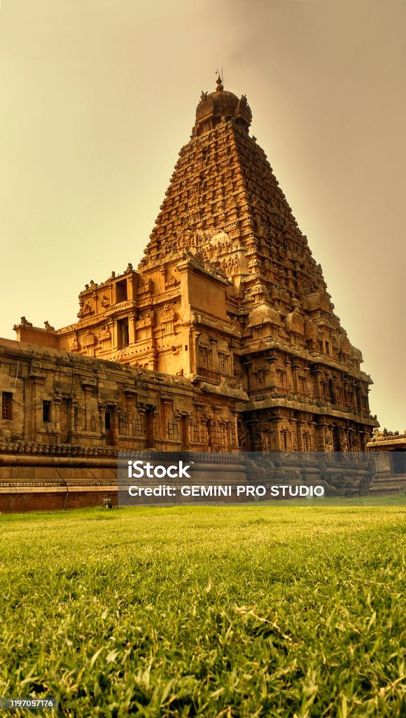 Tanjore Big Temple In Tamil Nadu Oldest And Tallest Temple In India Stock  Photo - Download Image Now - iStock