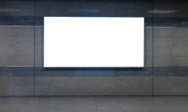 istock Blurred blank billboard for advertising or map in the subway 1197058963