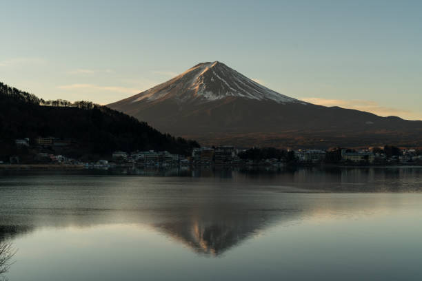 istock Reflection of Fuji Mountain, Japan 1197064018