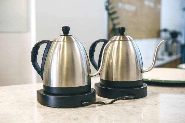istock Kettles for brewing pour-over coffee 1197064208