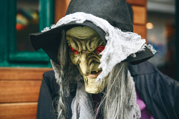 istock Witch mannequin or figure or mask 1197066448