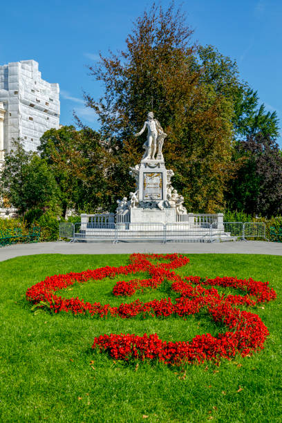 istock Monument to Wolfgang Mozart in Vienna. 1197068918