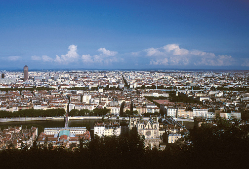 Lyon, the capital city in France’s Auvergne-Rhône-Alpes region, sits at the junction of the Rhône and Saône rivers