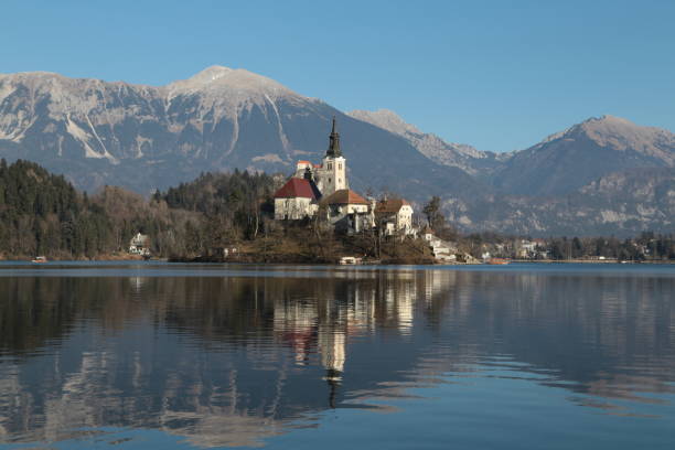 istock Panoramic view of Lake Bled, Slovenia 1197071162