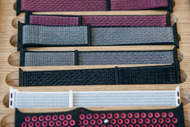 istock Watchbands in a row. Silicone straps 1197072934
