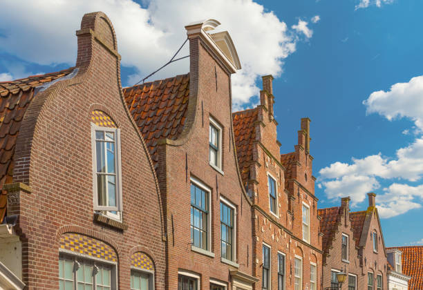 istock Dutch houses in Edam, Netherlands 1197074382