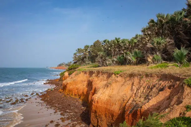 Beautiful beach in Serrekunda, Gambia