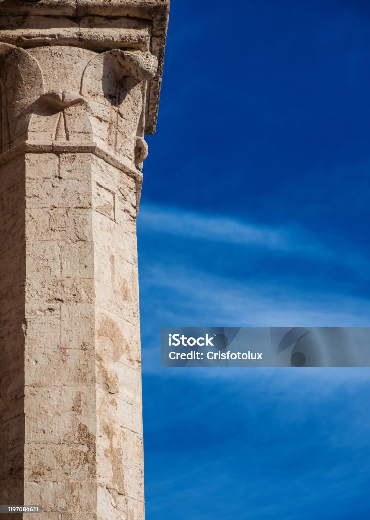 Medieval Coloumn Medieval Column With Copy Space Stock Photo - Download Image Now ...