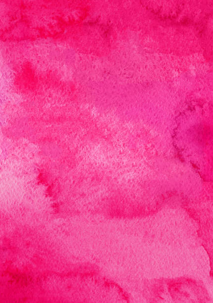istock Abstract pink painted watercolor texture 1197085767