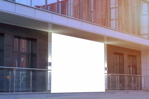 istock banner template with white space on glass wall 1197085956