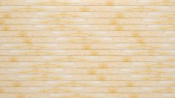 istock Yellow Wood Plank Background, 3D Rendering 1197090845