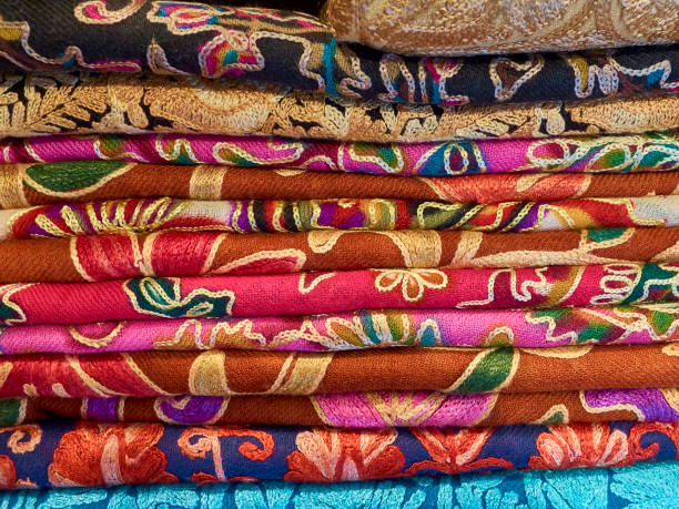 istock piled traditional turkish milti colored fabric pieces 1197096934