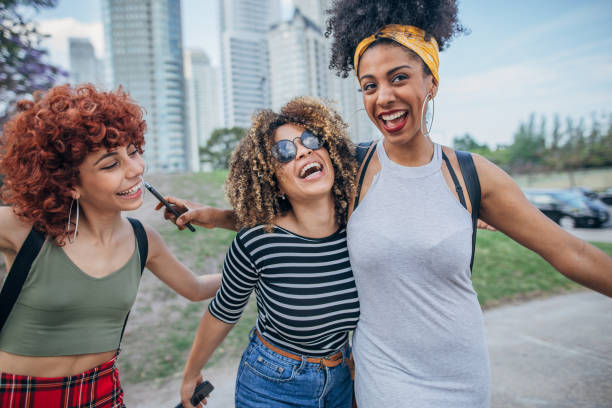 istock Three young women outdoors 1197096965
